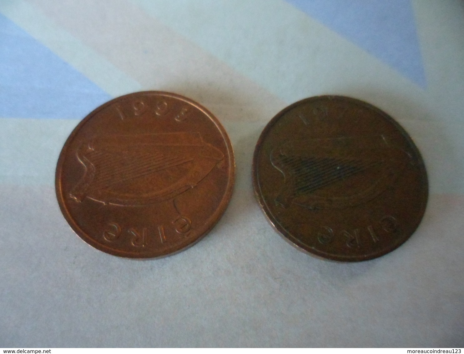 Lot 2 X1 Pence  Irlande 1971 1993 - Irlande