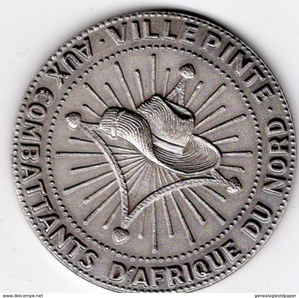 93 - VILLEPINTE  - RARE MEDAILLE AUX COMBATTANTS D' AFRIQUE DU NORD- 30  E ANNIVERSAIRE FIN GUERRE ALGERIE 1962-1992 - Bronces