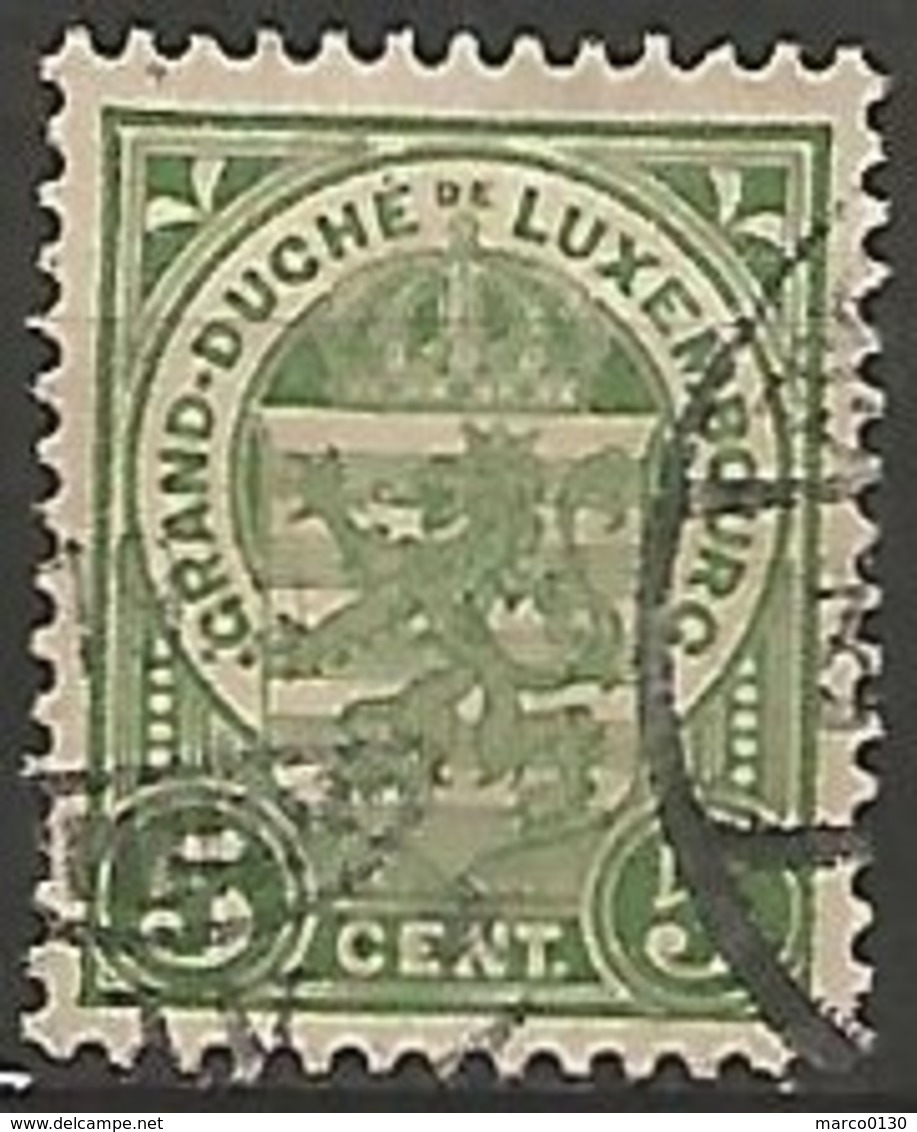 LUXEMBOURG N° 92 OBLITERE - 1907-24 Ecusson