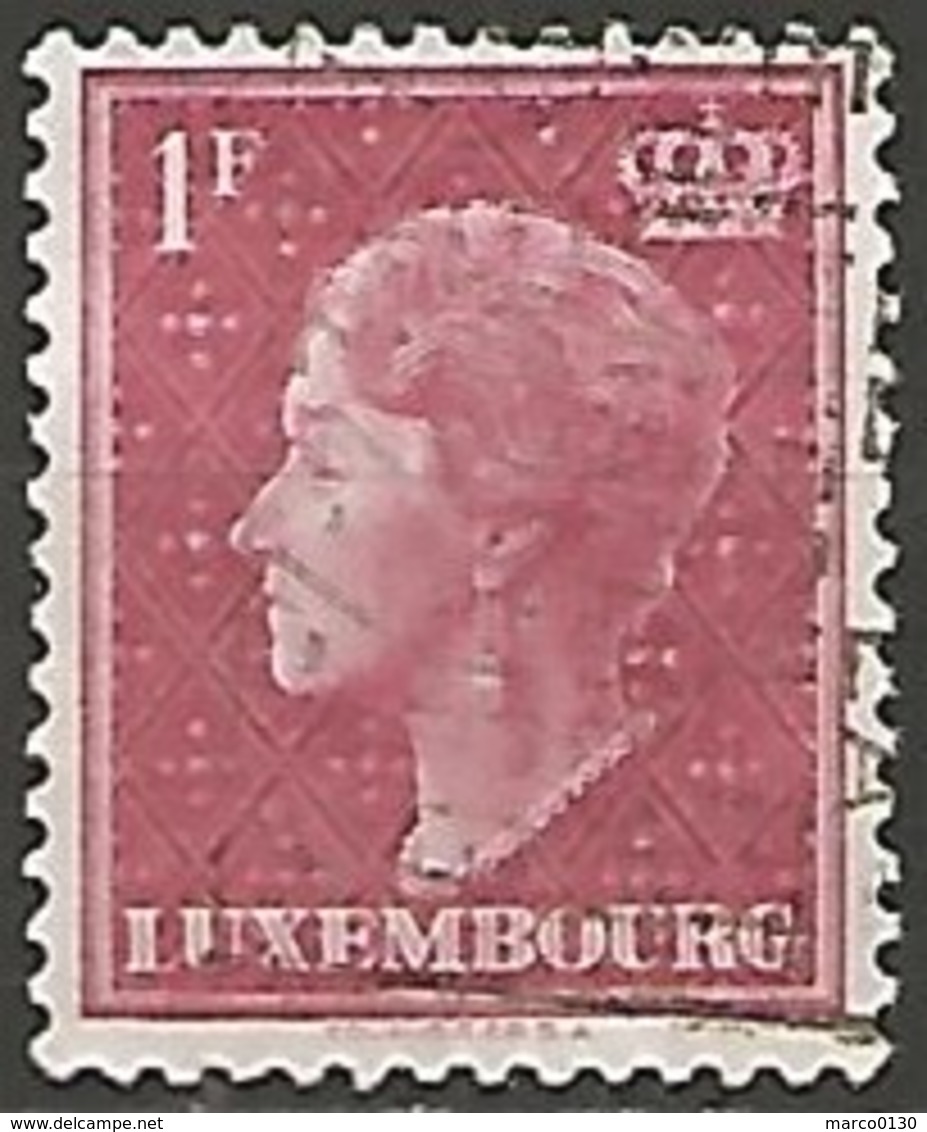 LUXEMBOURG N° 418 OBLITERE - 1948-58 Charlotte Left-hand Side