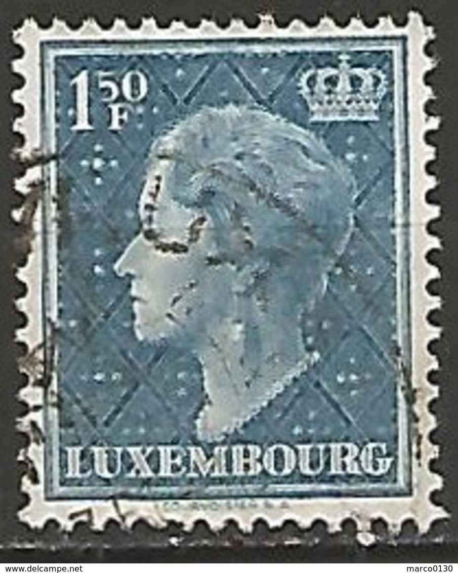 LUXEMBOURG N° 419 OBLITERE - 1948-58 Charlotte Di Profilo Sinistro