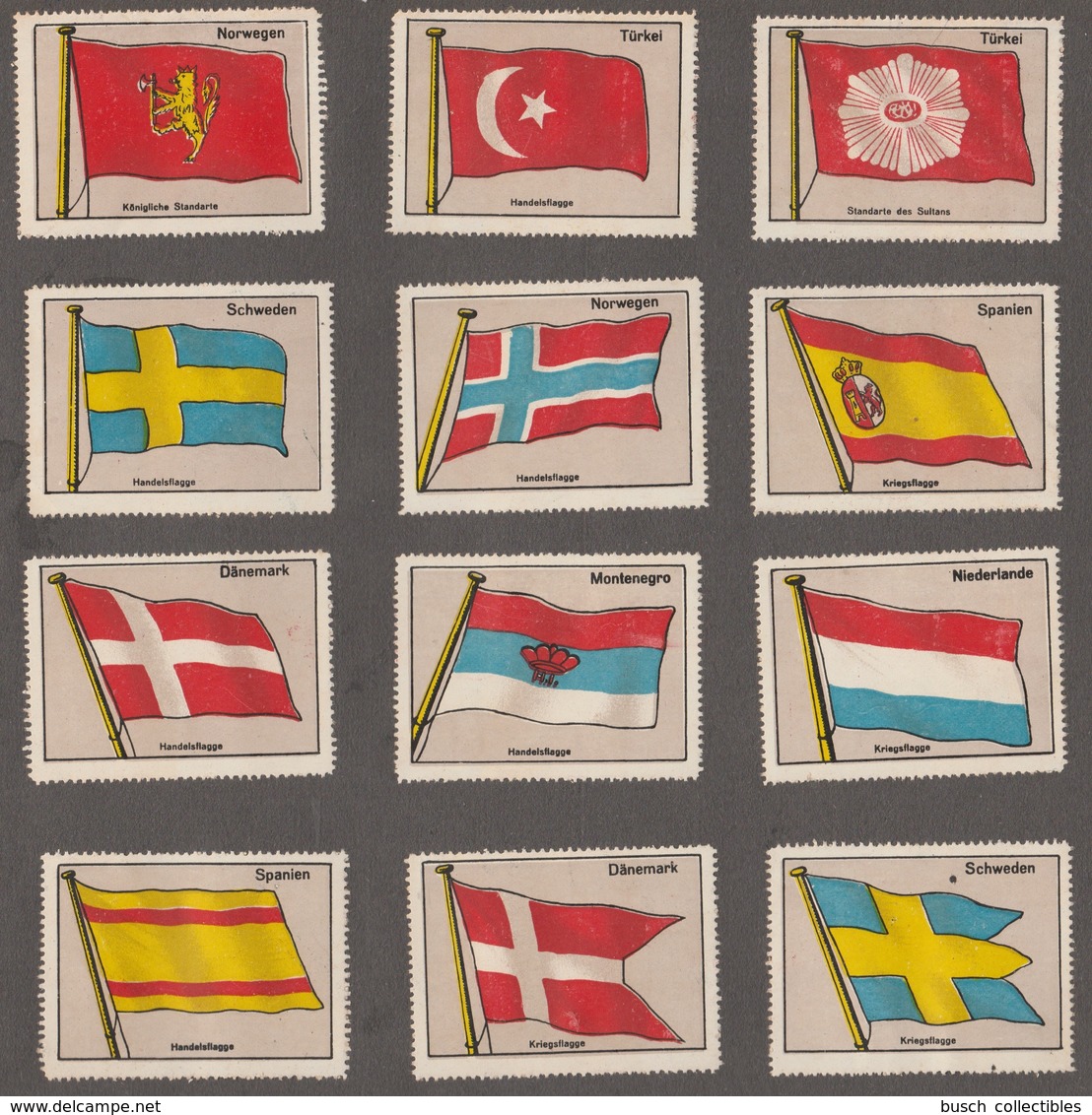 88 Reklamemarken Reklamemarke Fahnen Aus Aller Welt Flags Drapeaux Landesflagge Handelsflagge Kriegsflagge Nationalflagg - Andere & Zonder Classificatie