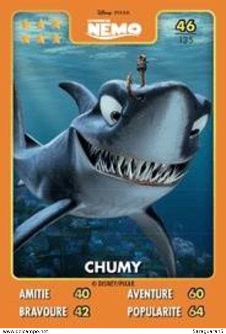 TCG - HEROS DISNEY PIXAR - 046 - Chumy - Le Monde De Némo - Disney