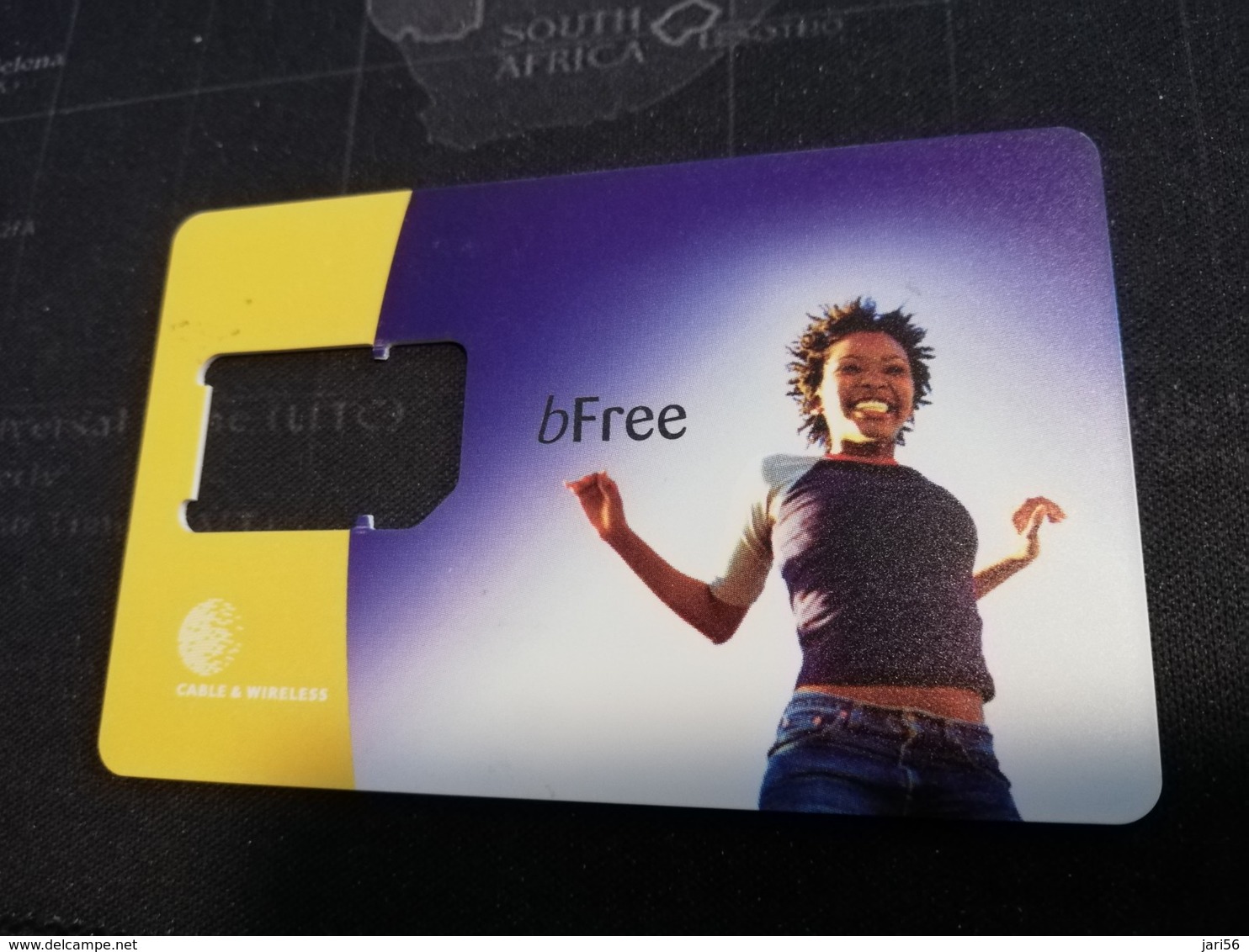 ST LUCIA    $ --     MOBILE CHIP CARRIER  B Free      Prepaid      Fine Used Card  ** 1774** - St. Lucia