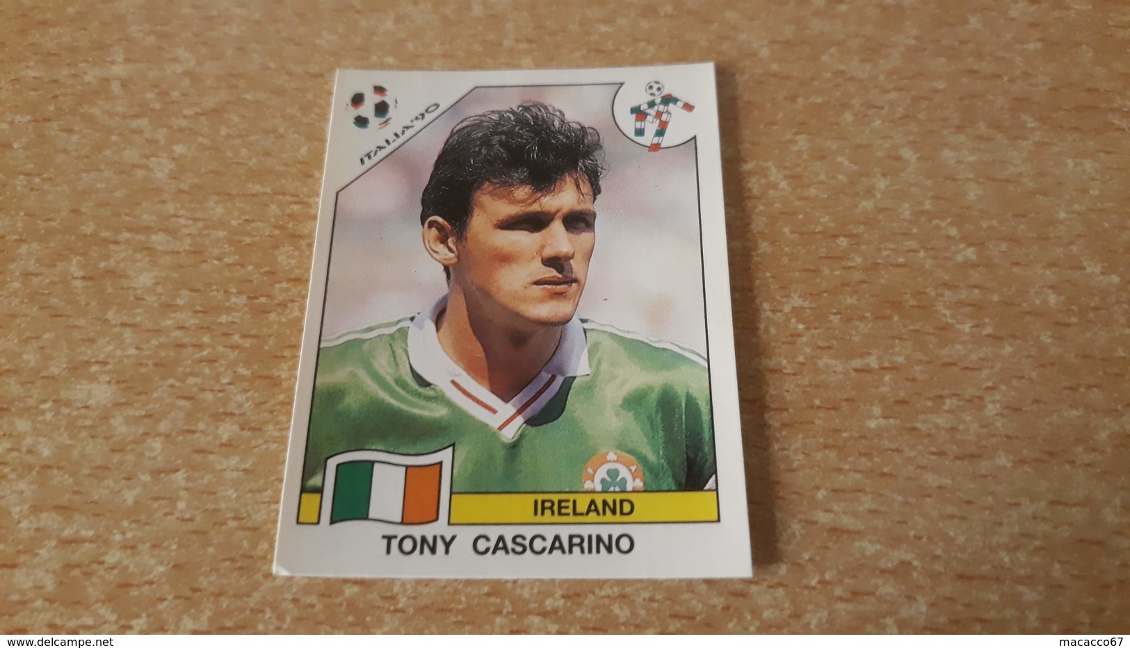 Figurina Panini WM Italia 90 - 437 Cascarino Irlanda - Italian Edition