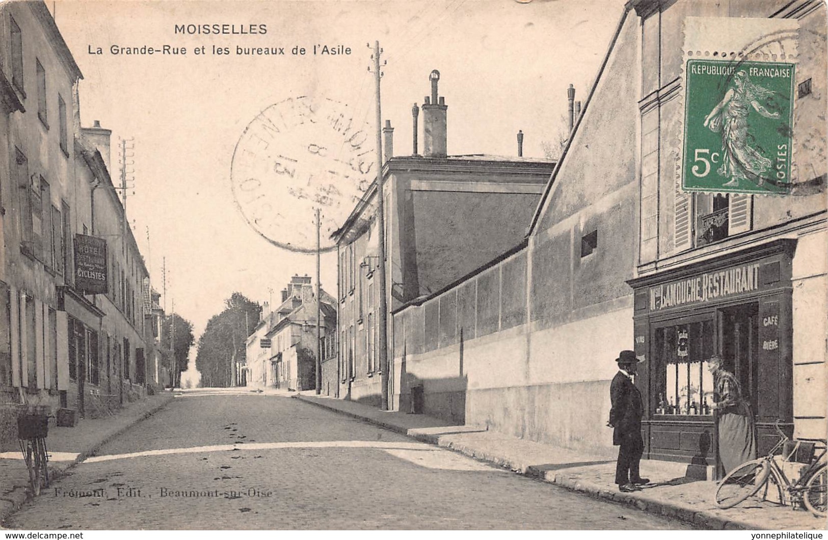 95 - Val D'Oise - 10197 - MOISSELLES - Grande Rue , Bureaux De L'asile - Moisselles