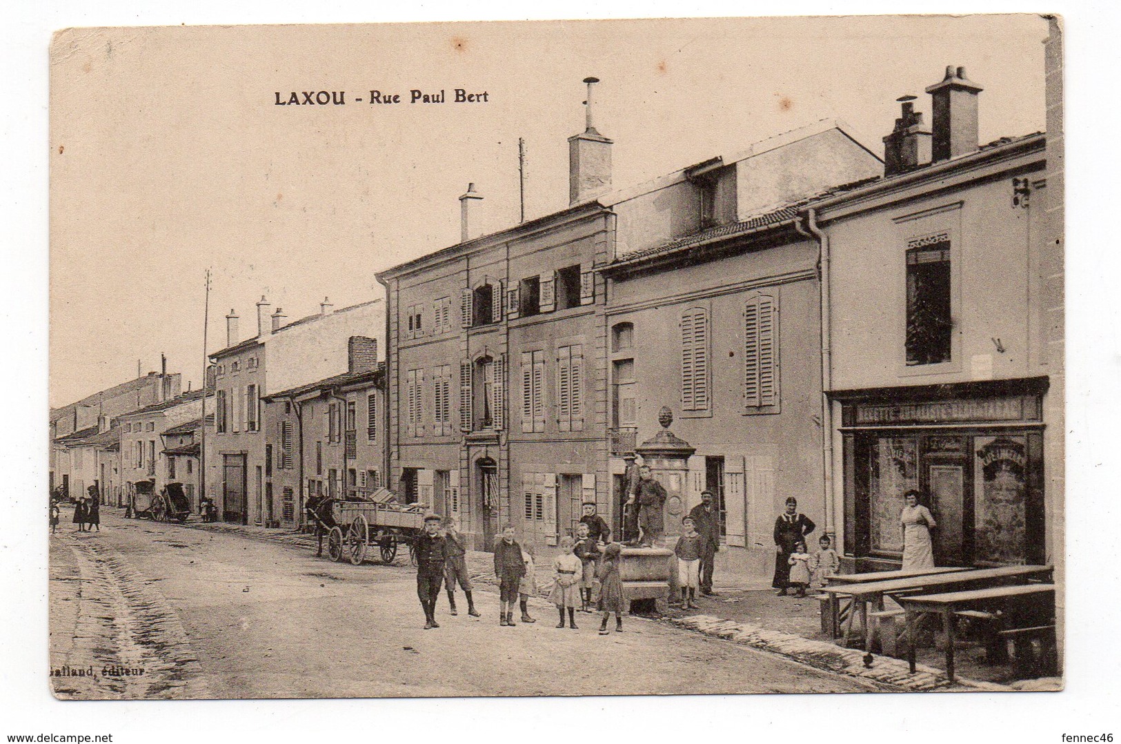 54 - LAXOU - Rue Paul Bert - Très Animée   (C139) - Altri & Non Classificati