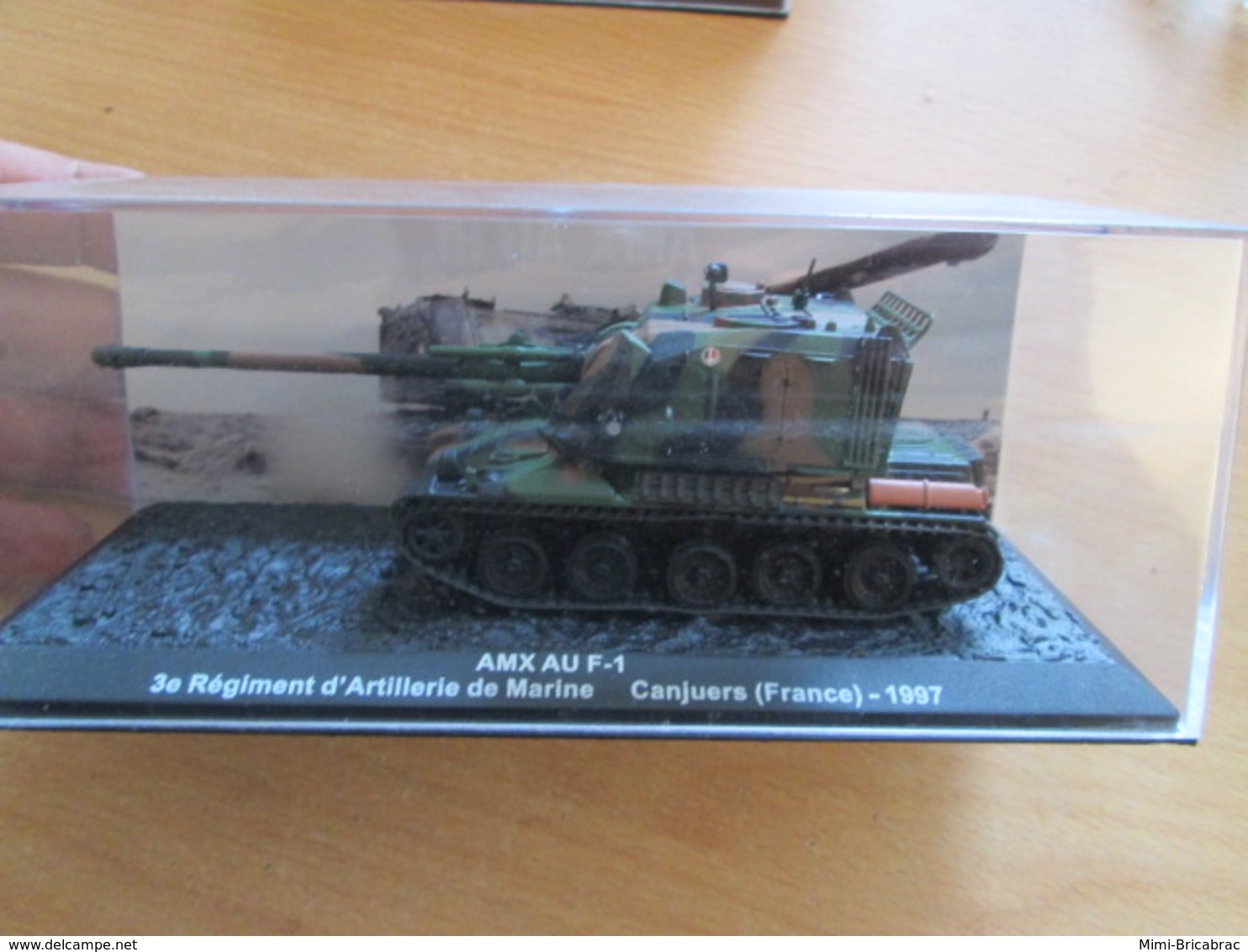 CANON 155 AMX AU F-1 3e RAMA CANJUERS 1997 1/72 , Superbement Détaillé , En Métal - Tanks