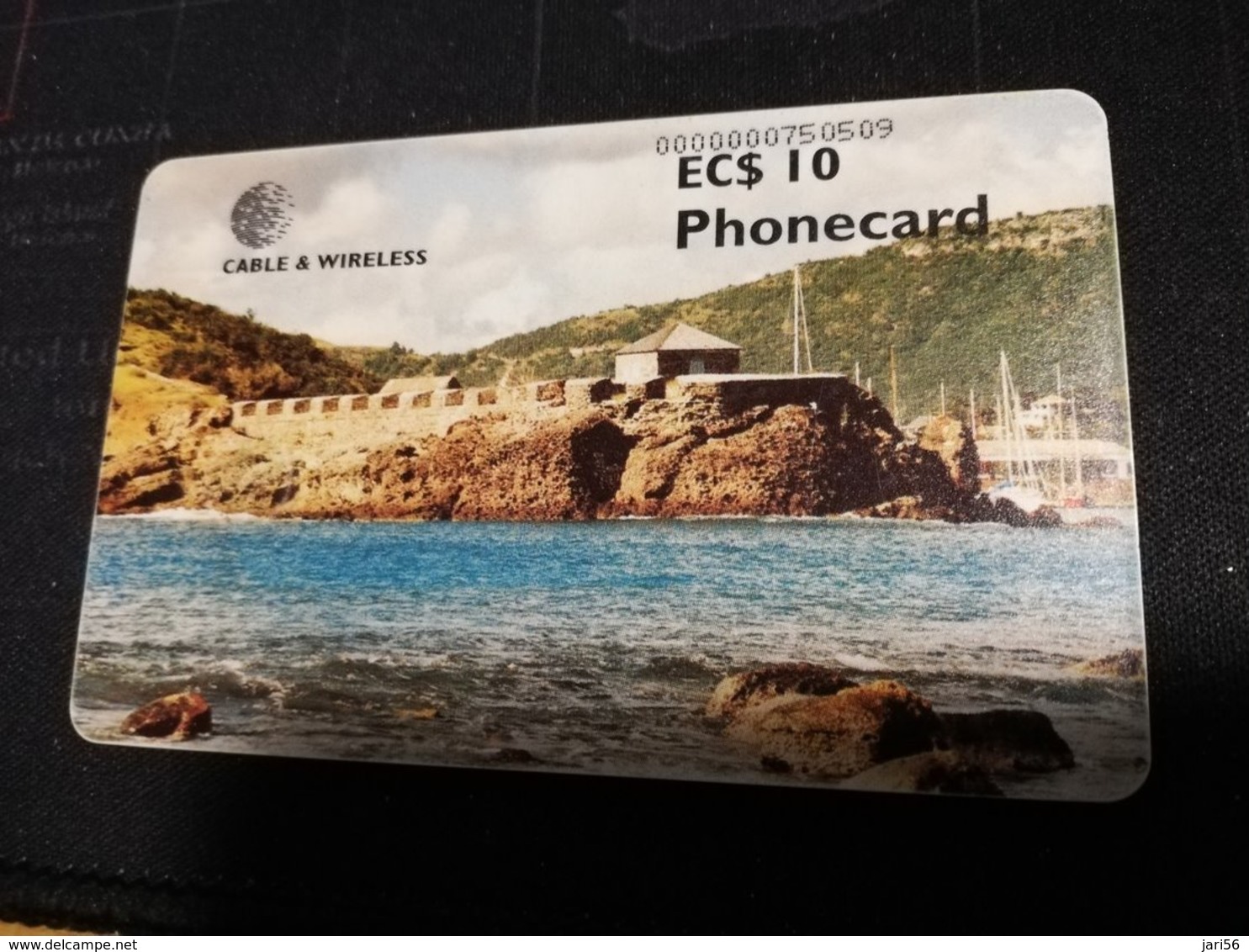 ANTIGUA  $10,- CHIPCARD FORT BERKELEY     Fine Used Card  ** 1790 ** - Antigua U. Barbuda