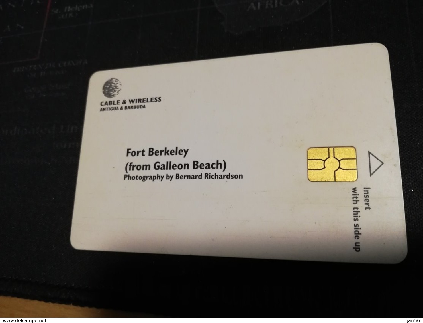 ANTIGUA  $10,- CHIPCARD FORT BERKELEY     Fine Used Card  ** 1790 ** - Antigua En Barbuda