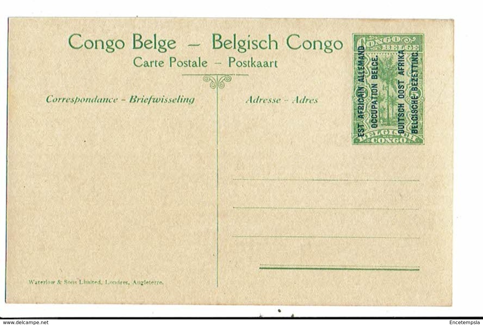 CPA- Carte Postale -Est Africain Allemand  Positions Allemandes De Kissegnies -VM16401 - Rwanda