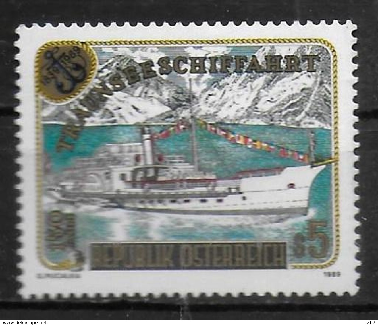 AUTRICHE   N° 1786  * *   Lac DeTraunsee Bateaux A Vapeur - Ships