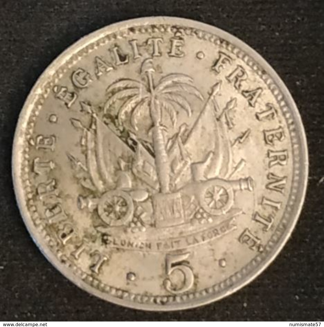 HAITI - 5 CENTIMES 1905 - KM 53 - Président Nord Alexis - Haiti