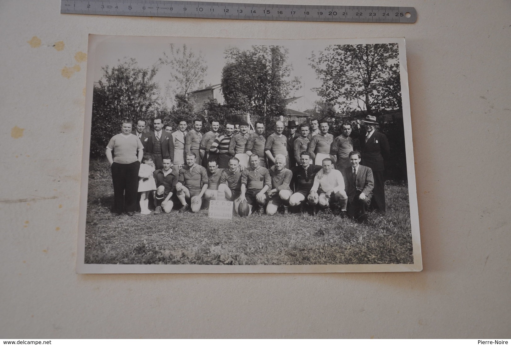 Périgueux Dordogne équipe De Rugby S.C.P.O 5 MAI 1946 Ex Contre Jeunes - Sports