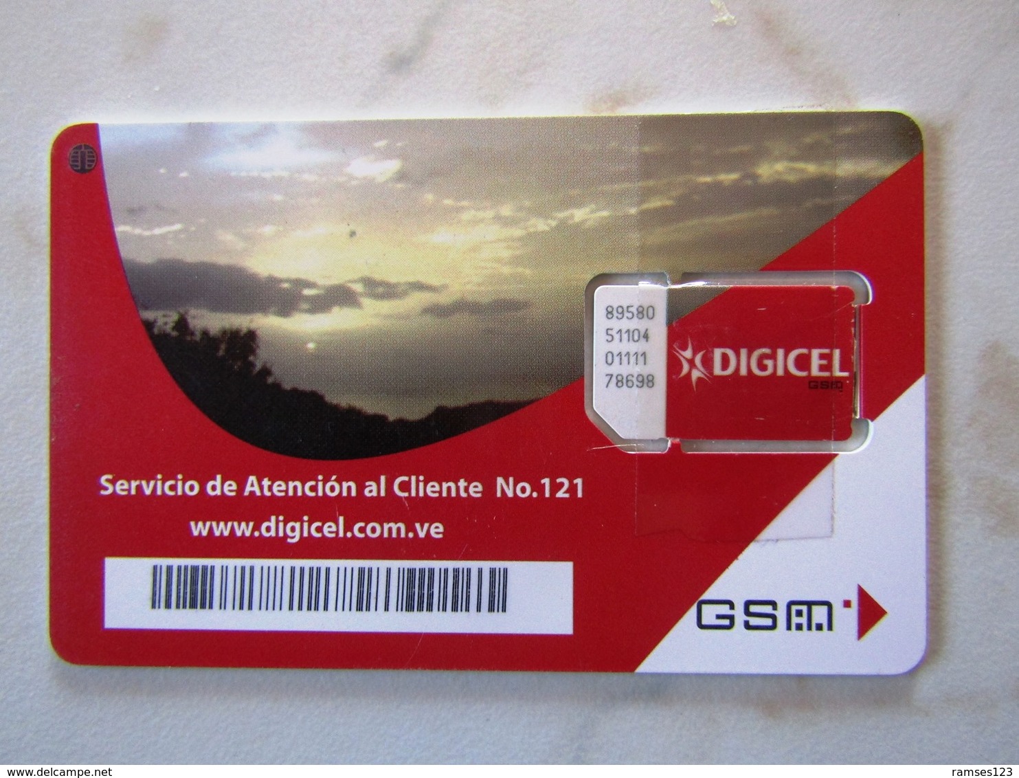 SIM GSM DIGICEL VENEZUELA - Venezuela