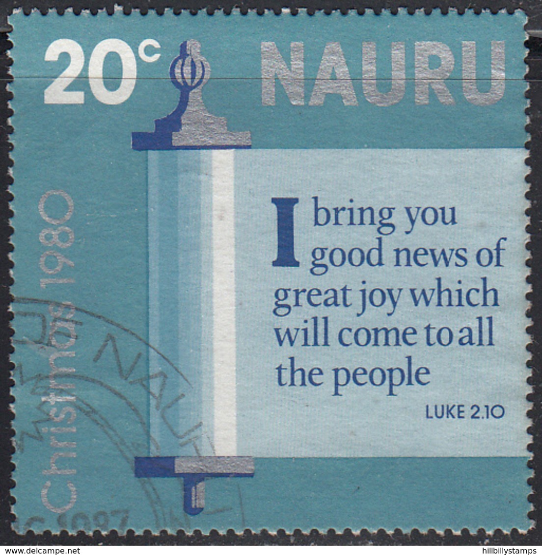 NAURU     SCOTT NO  217     USED     YEAR 1980 - Nauru