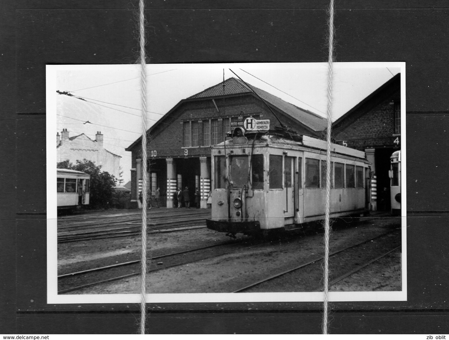 PHOTO  TRAM BRUSSEL LIJN H GRIMBERGEN STROMBEEK REPRO - Tramways