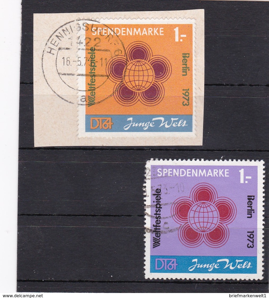 DDR,  Spendenmarke 1+2, Gest  (T 16050) - Other & Unclassified