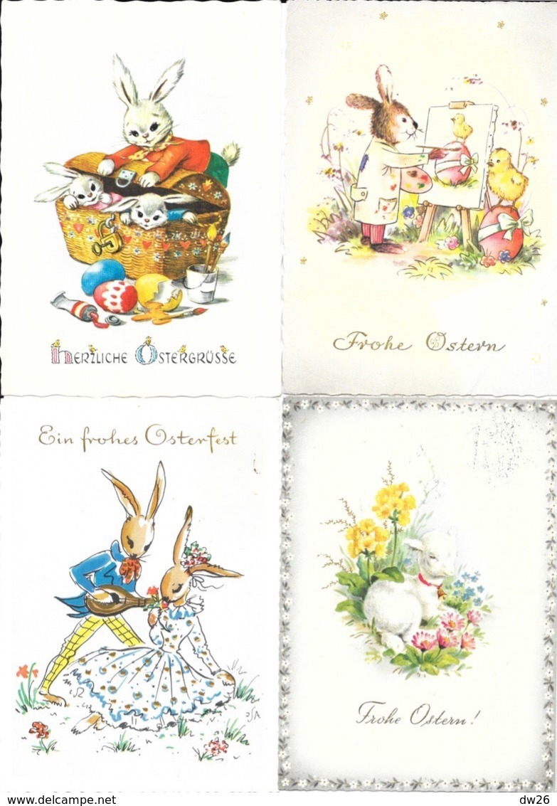 Lot n° 112 de 250 cartes Fêtes et Voeux, France Allemagne: Bonne Année, Pâques, Noël, Frohes eues Jahr