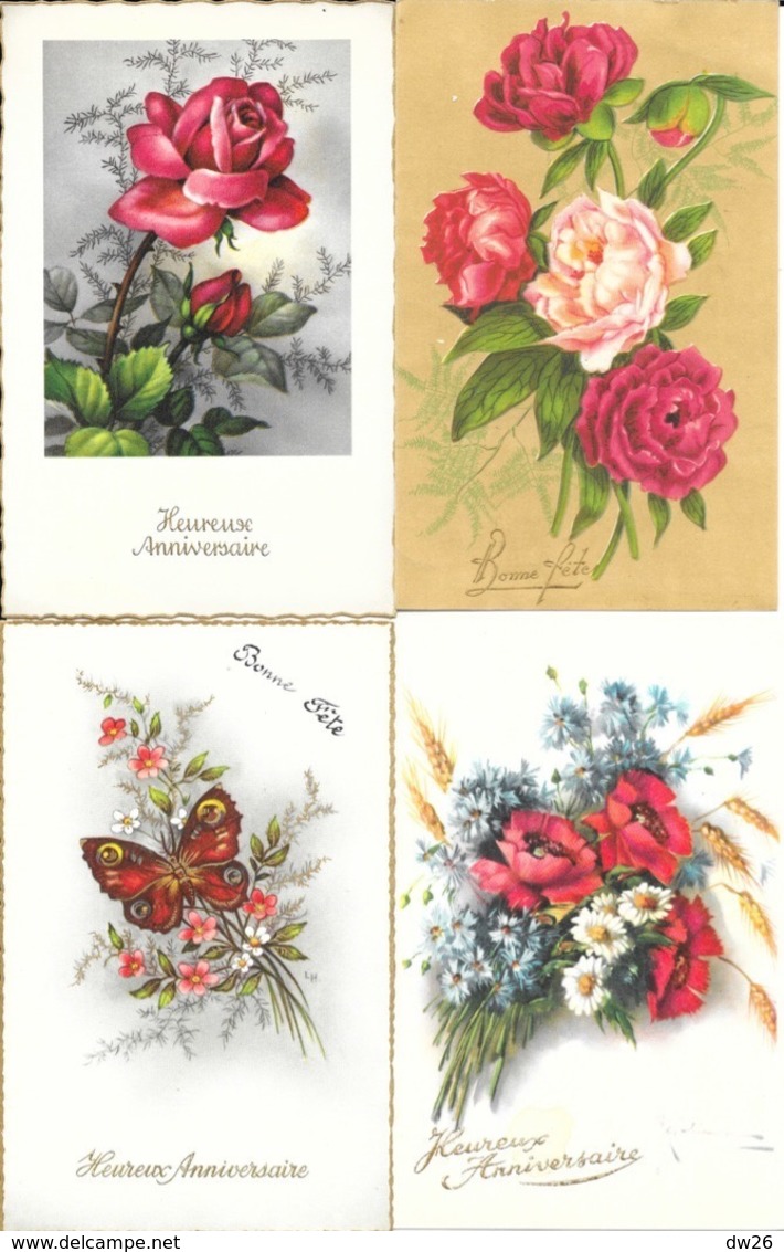 Lot n° 112 de 250 cartes Fêtes et Voeux, France Allemagne: Bonne Année, Pâques, Noël, Frohes eues Jahr