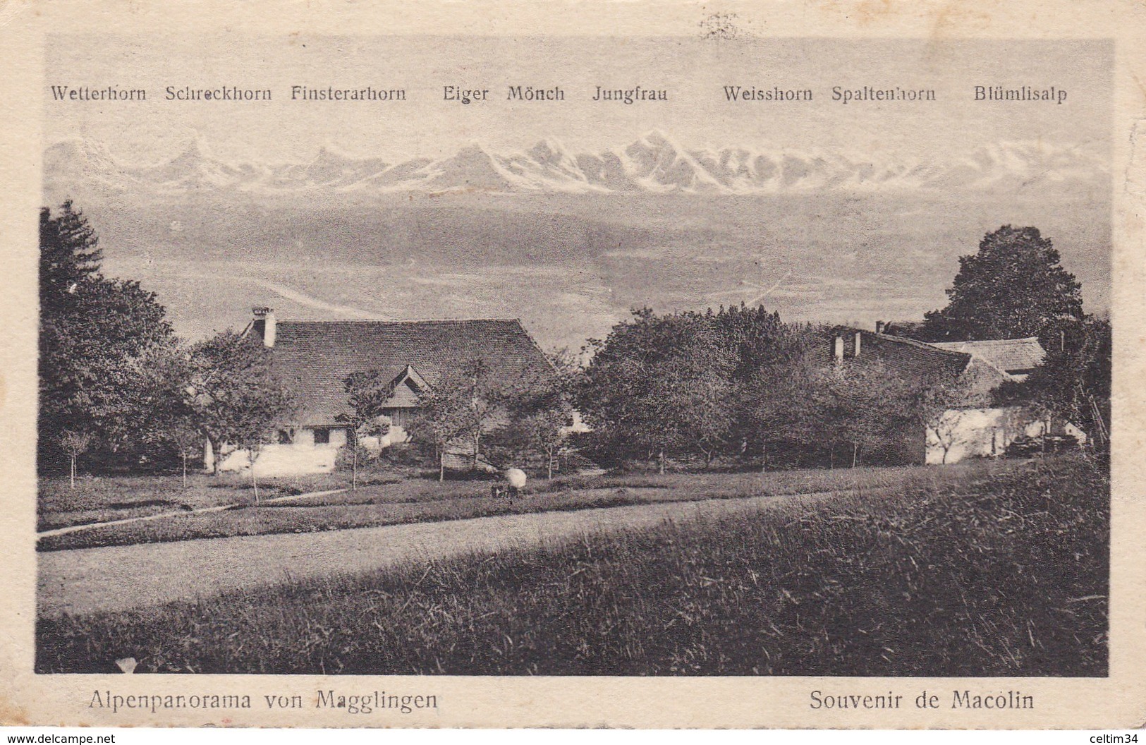 SUISSE  --  MACOLIN  --  MAGGLINGEN  --  EVILARD - Evilard