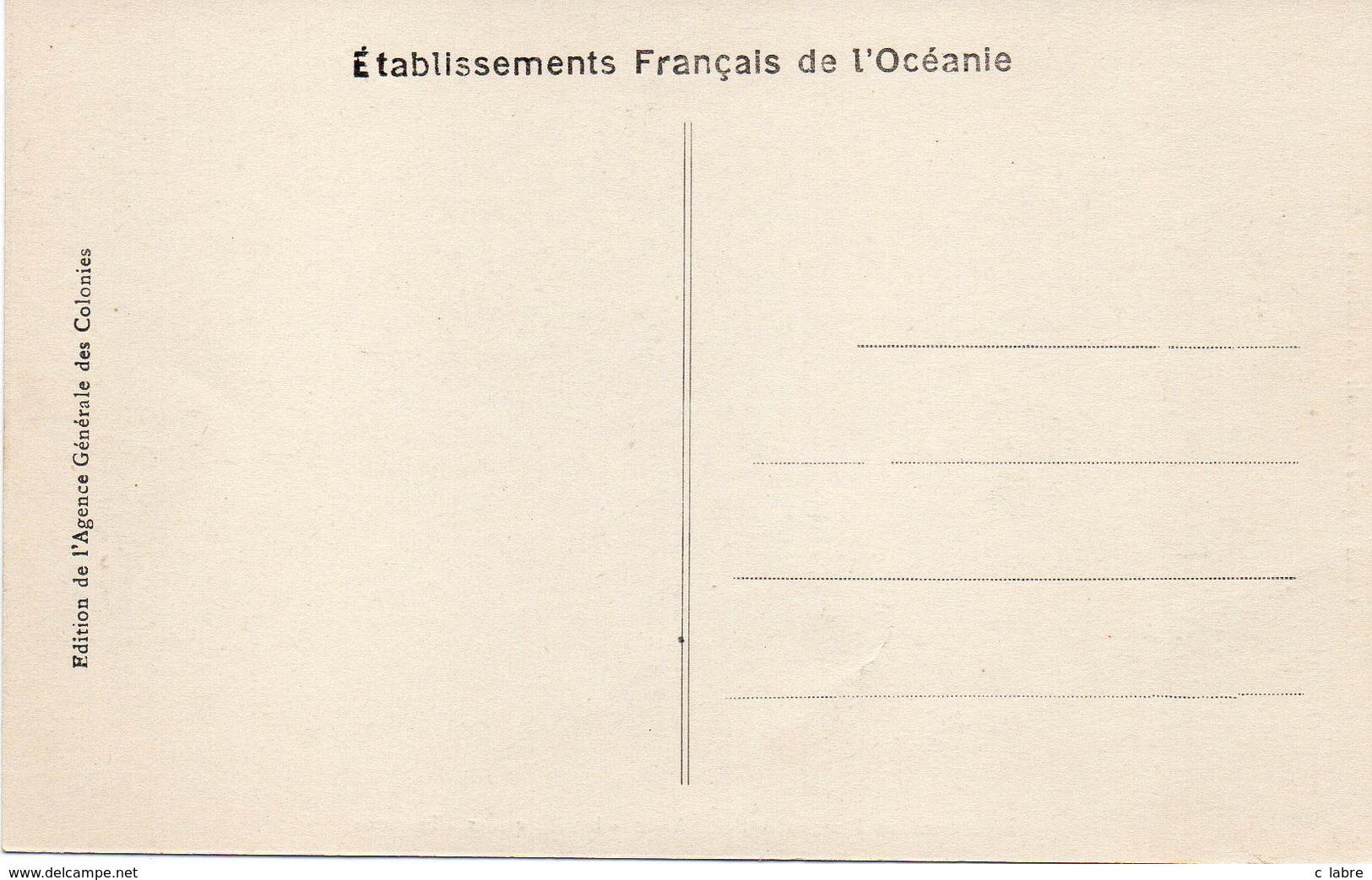 Etablissements Français De L'Océanie ; Iles Marquises . Teabaroa . - Französisch-Polynesien