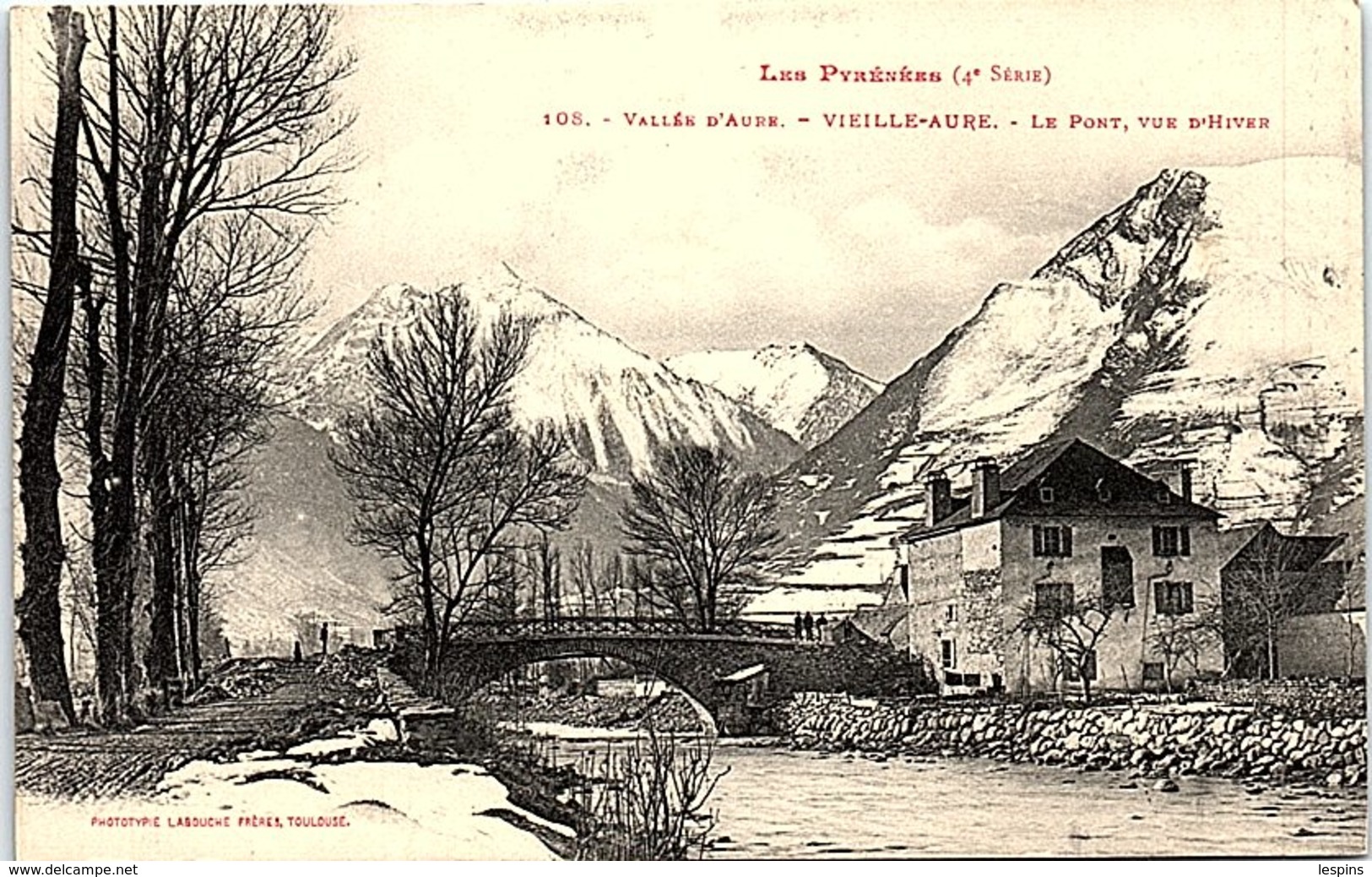 65 - VIELLE AURE -- Le Pont , Vue D'Hiver - Vielle Aure