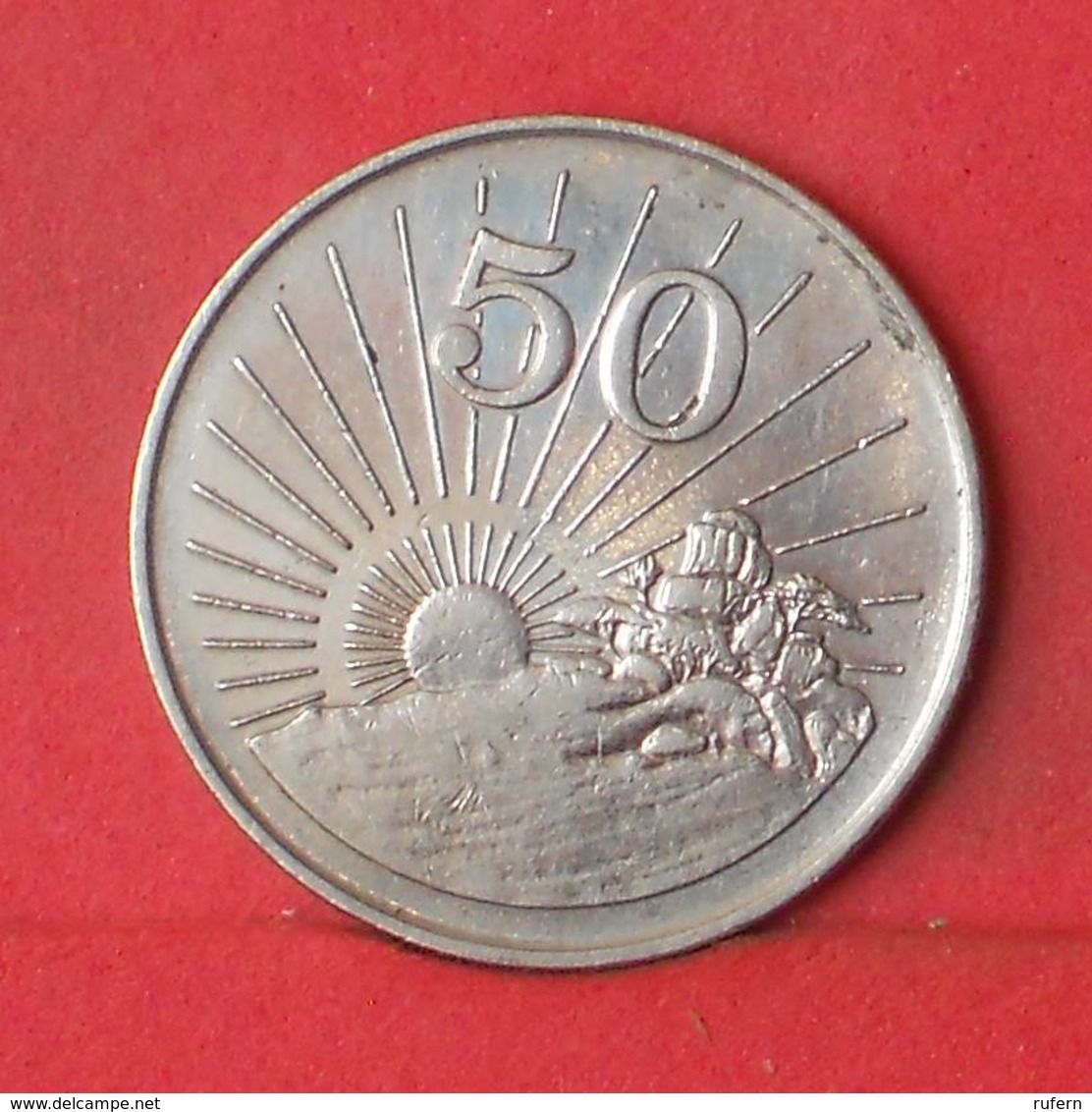 ZIMBABWE 50 CENTS 1980 -    KM# 5 - (Nº35129) - Zimbabwe