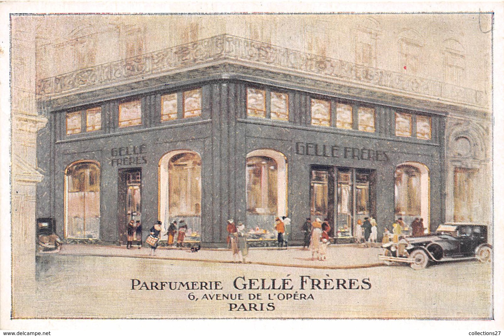 PARIS-75001-6 AVENUE DE L'OPERA , PARFUMERIE GELLE FRERES - Paris (01)