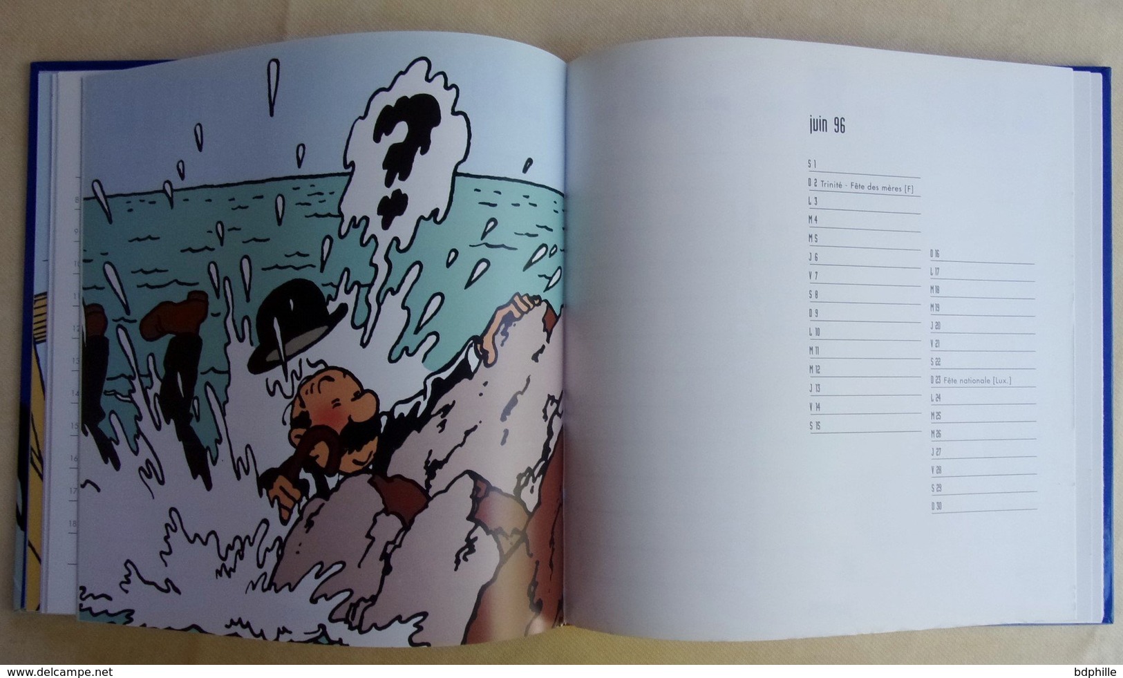 Tintin Agenda 1996 - Agendas & Calendarios