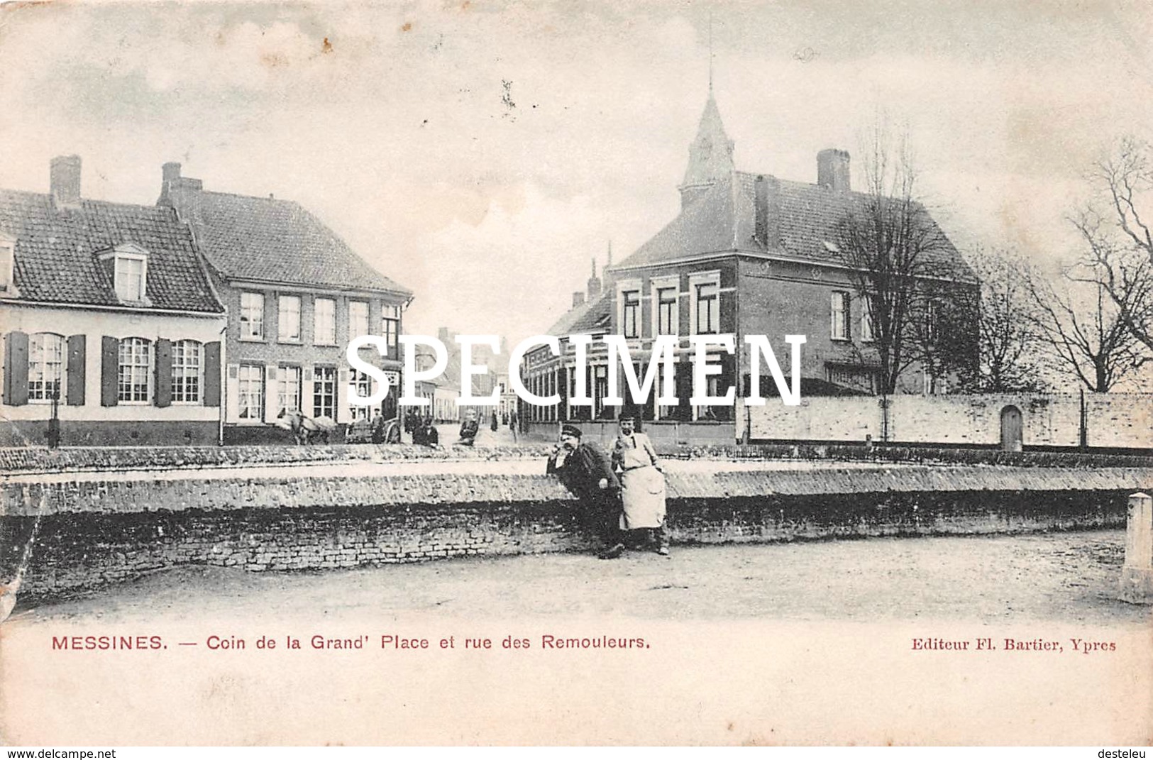 Coin De La Grand' Place Et Rue Des Remouleurs - Messines - Mesen - Messines - Mesen