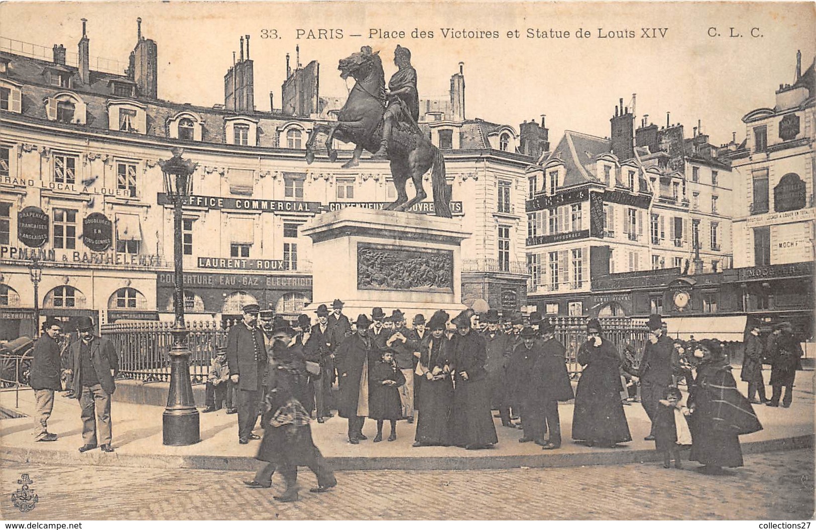 PARIS-75001-PLACE DES VICTOIRES ET STATUE DE LOUIS XIV - Paris (01)