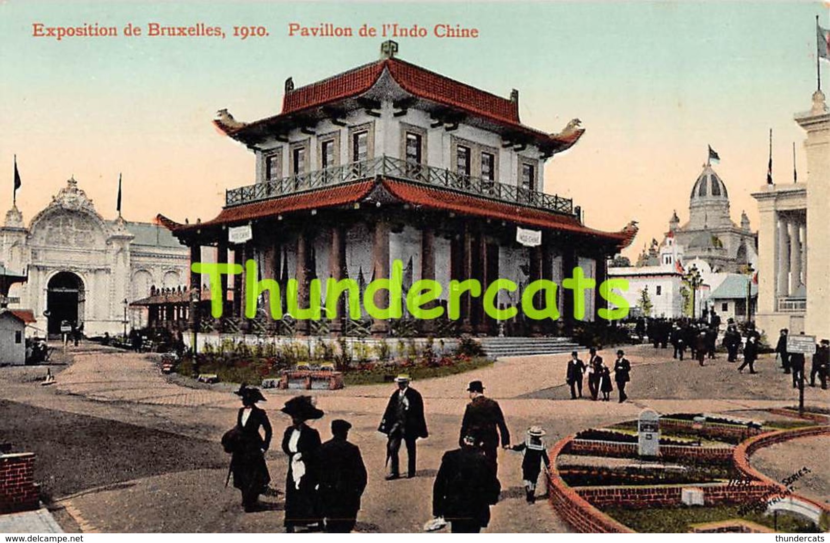 CPA EXPOSITION DE BRUXELLES 1910 PAVILLON DE L'INDO CHINE - Expositions Universelles