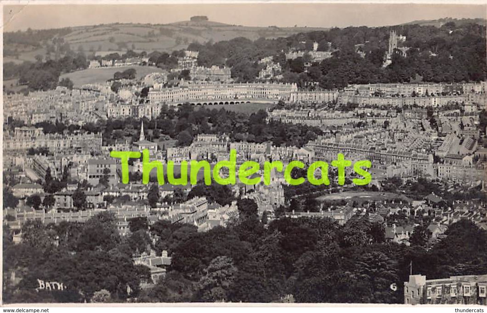 CPA PHOTO FOTO RPPC BATH AERIAL VIEW - Bath