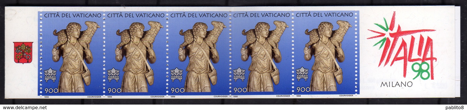 CITTÀ DEL VATICANO VATICAN VATIKAN 1998 ESPOSIZIONE MONDIALE DI FILATELIA ARTE ITALIA 98 LIBRETTO BOOKLET NUOVO MNH - Booklets