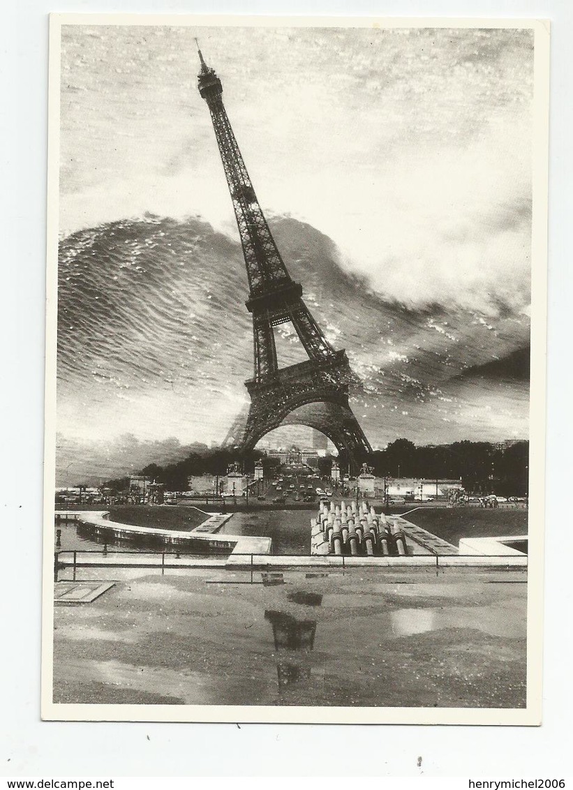 Cpm Paris Tour Eiffel Carte Montage Photo - Fotografie