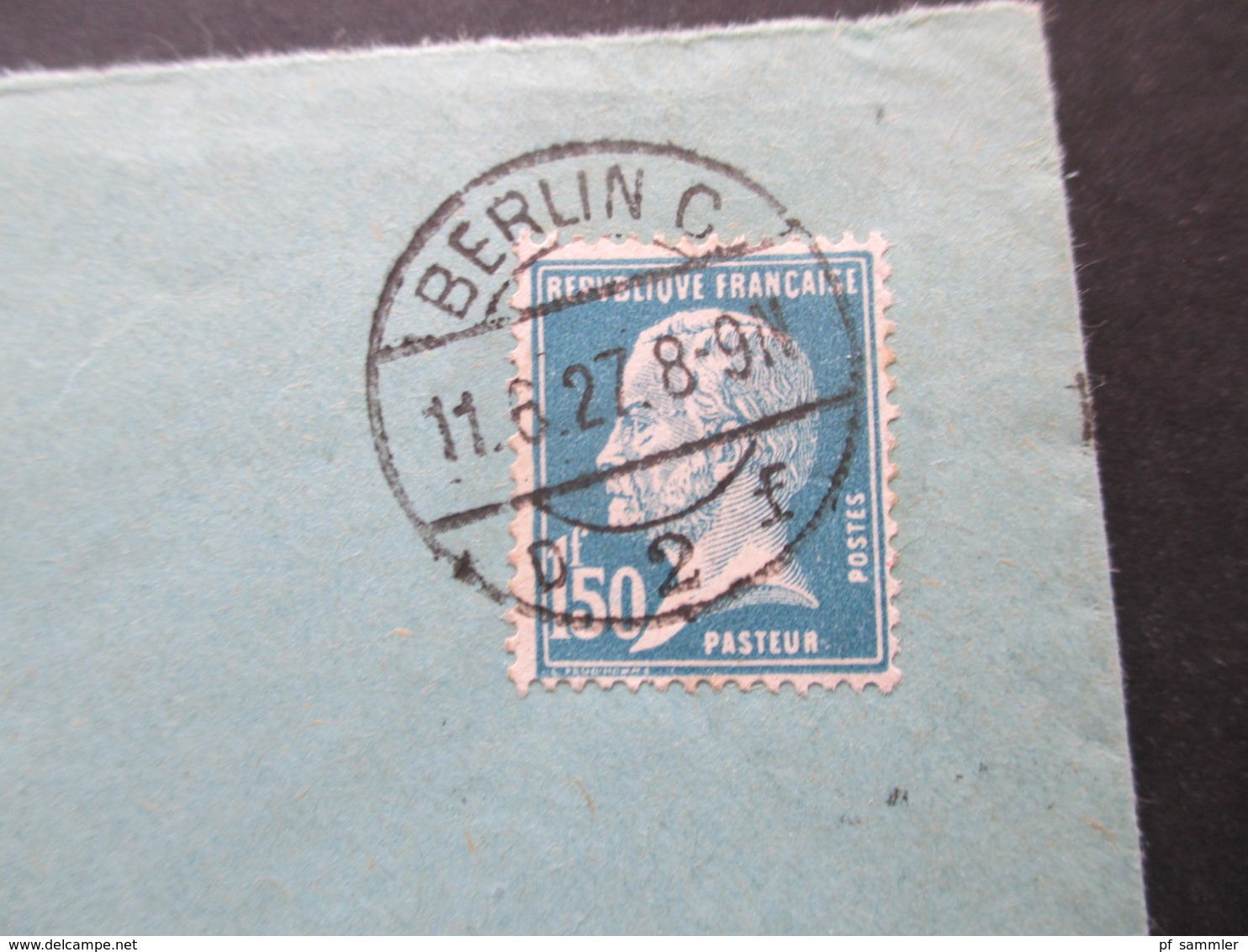 DR / Frankreich Umschlag E. Marinier Paris 1 Mit Französischer Marke ABER Stempel Berlin C Nach Köln Gesendet - Brieven En Documenten