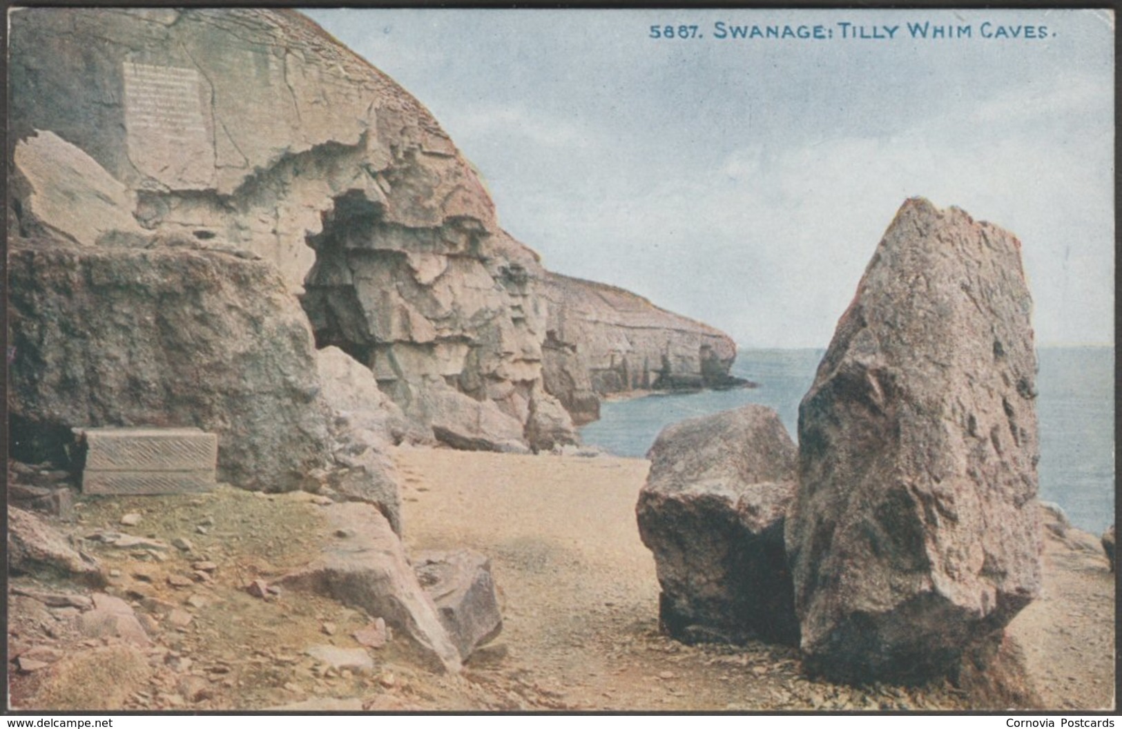 Tilly Whim Caves, Swanage, Dorset, C.1920 - Photochrom Postcard - Swanage