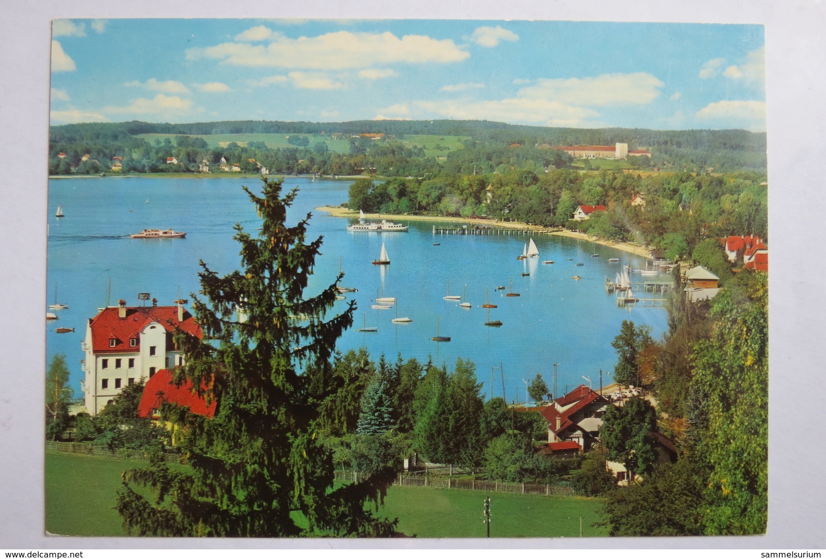 (11/9/63) Postkarte/AK "Ammersee" Oberbayern, Blick In Die Herrschinger Bucht - Herrsching