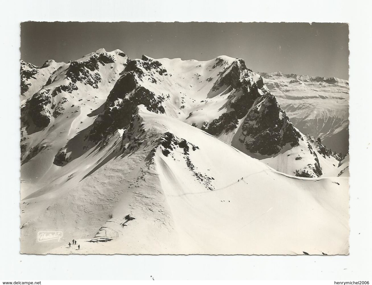 38 Isère Chamrousse Vu Du Col Des 3 Fontaines Les Vents Et Le Dome Des Rousses Ed Photédit Grenoble Av De Vizille - Chamrousse