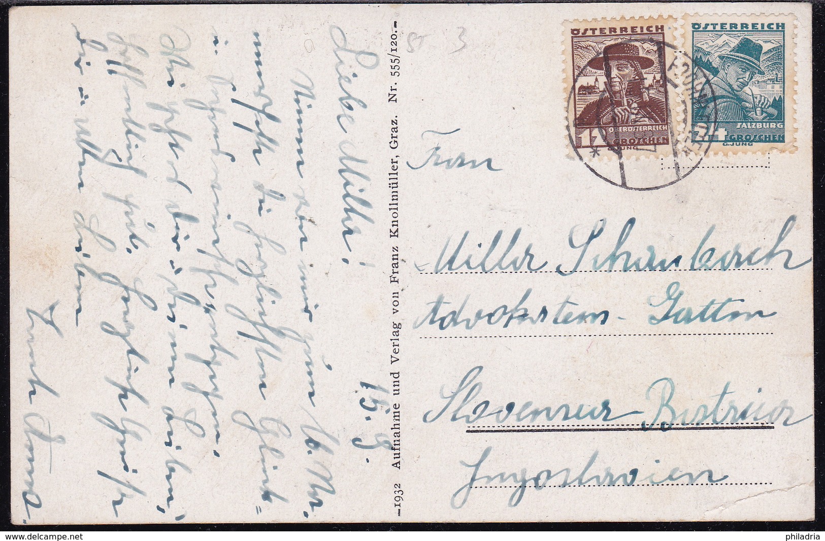 Austria, Steiermark, Frohnleiten, General View, Mailed 1937 - Frohnleiten