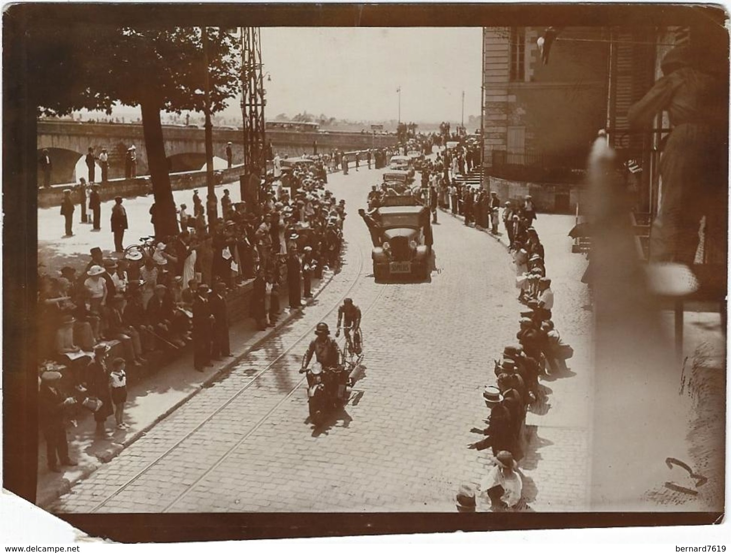 Photo Cyclisme   Bordeaux-paris ? Course Vers 1930   Somers A 41 Blois - Cyclisme