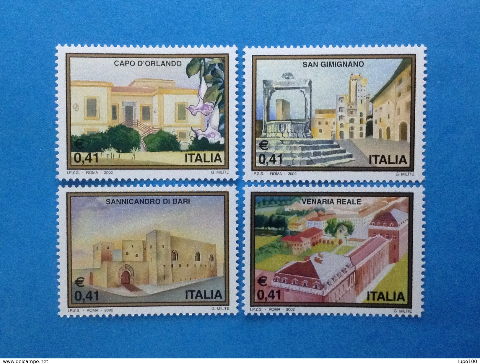 2002 ITALIA FRANCOBOLLI NUOVI ITALY STAMPS NEW MNH** TURISTICA - 2001-10: Mint/hinged