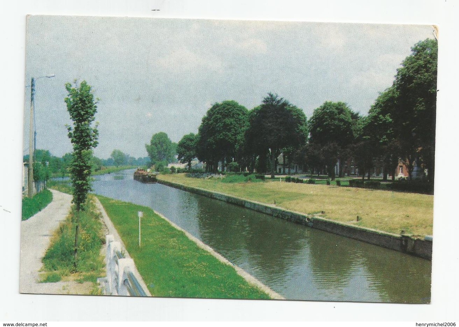 59 Nord Landrecies Le Canal Péniche Ed A Tourcoing - Landrecies