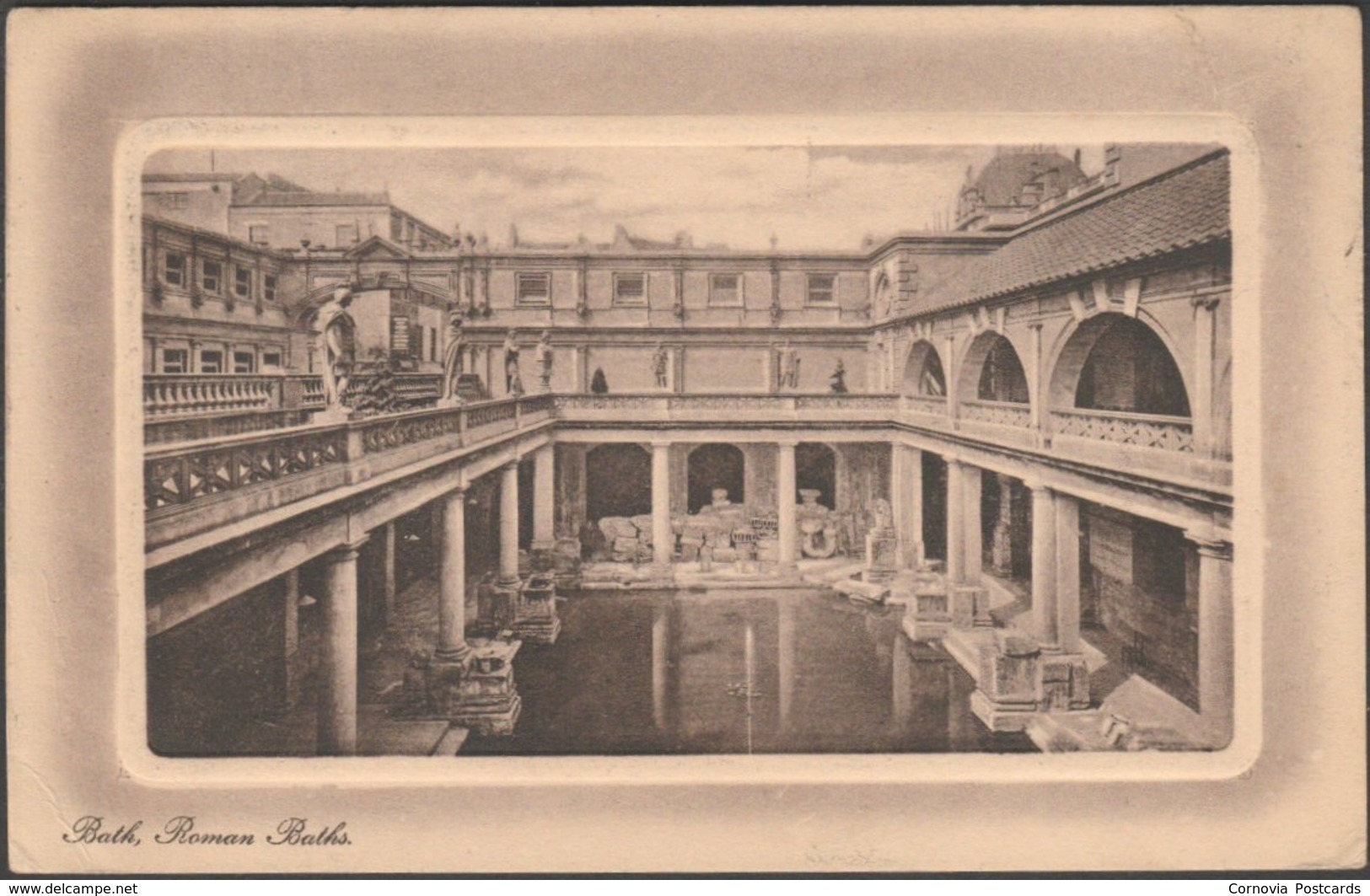 Roman Baths, Bath, Somerset, 1910 - Frith's Postcard - Bath