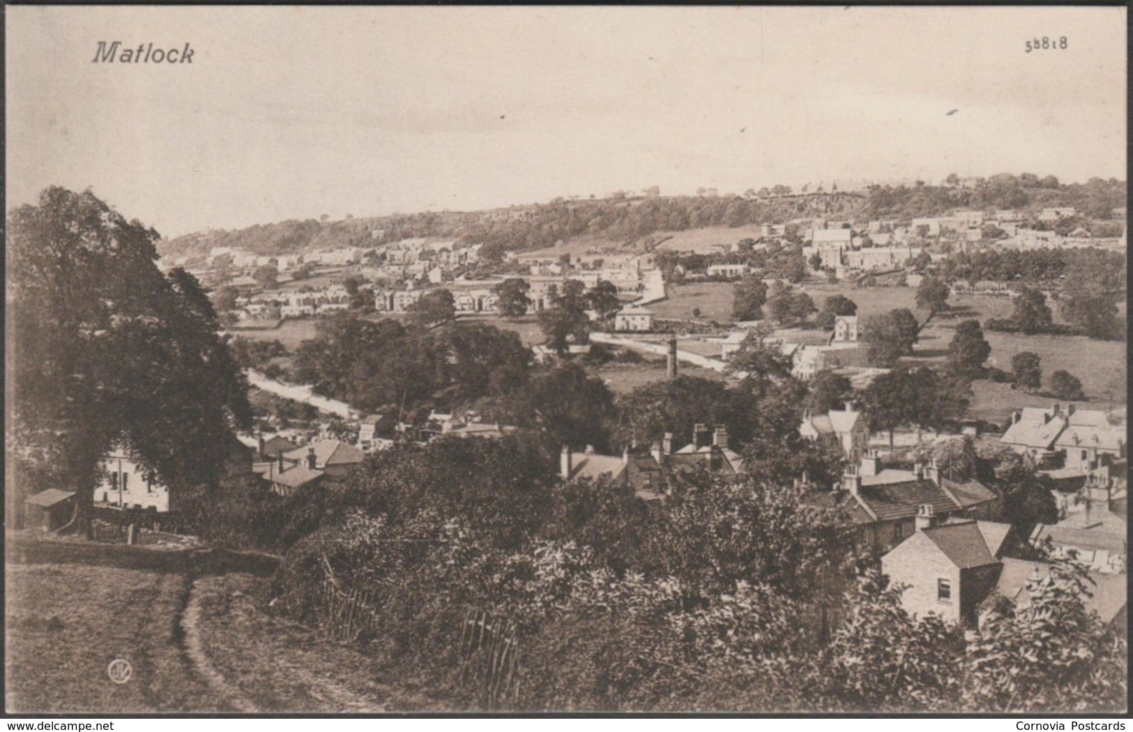 Matlock, Derbyshire, C.1910 - Valentine's Postcard - Derbyshire