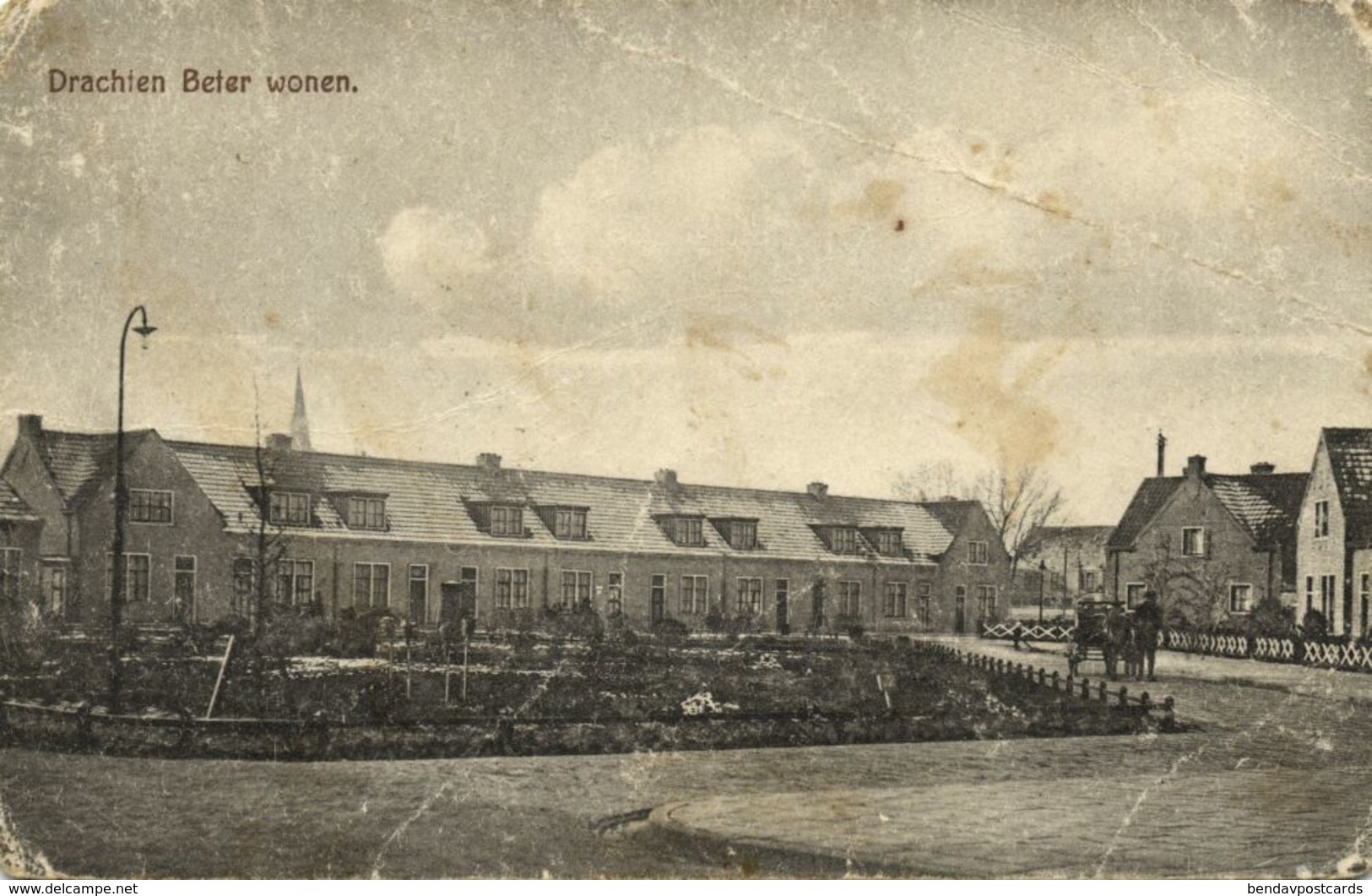 Nederland, DRACHTEN, Beter Wonen (1925) Ansichtkaart - Drachten