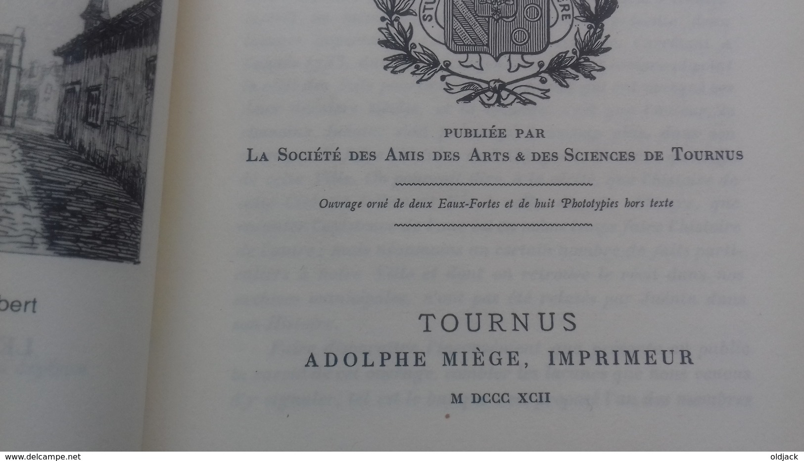 MEULIEN E."Histoire De La Ville Et Du Canton De TOURNUS "(71S&L)1995(col12d) Réédition De L'ouvrage De 1892. - Bourgogne