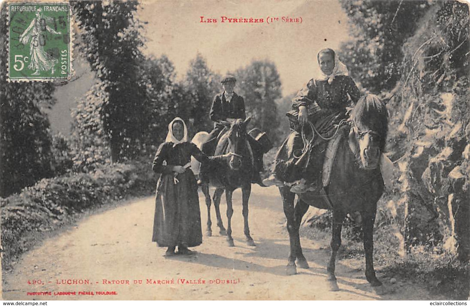 Luchon Superbagnères         31          Retour Du Marché   Vallée D'Oueil     (Voir Scan) - Luchon