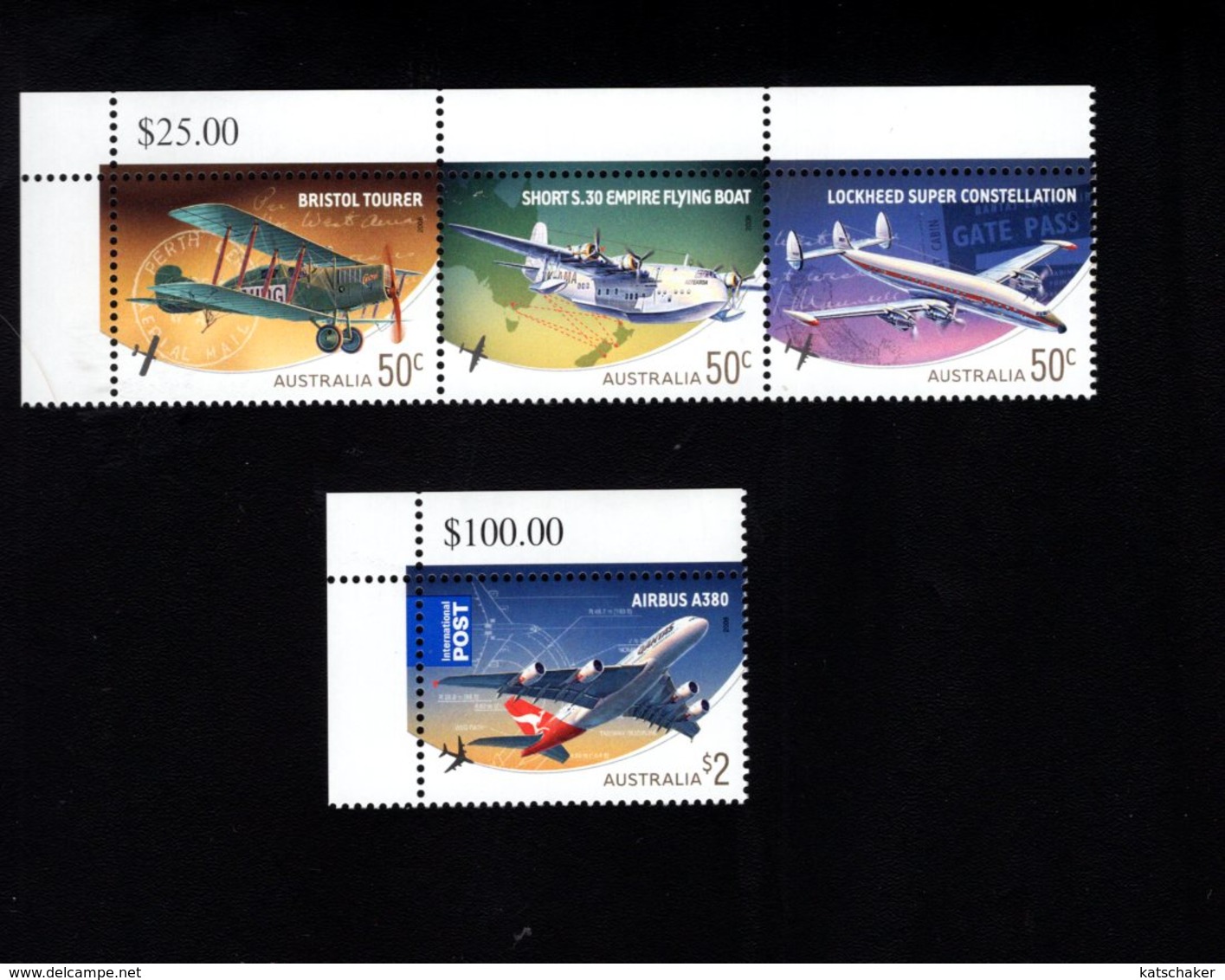 990821243 SCOTT 2909C 2910  POSTFRIS MINT NEVER HINGED EINWANDFREI (XX) - AIRCRAFTS - Mint Stamps